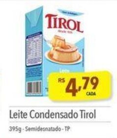 Supermercados Condor Leite Condensado Tirol 395g-Semidesnatado-TP oferta