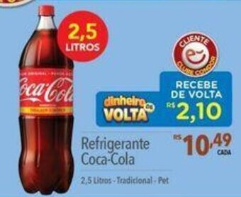 Supermercados Condor Refrigerante Coca-Cola 2,5 Litros Tradicional-Pet oferta
