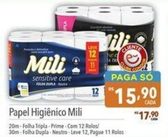 Supermercados Condor Papel Higiênico Mili oferta