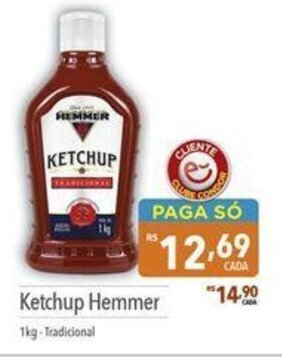 Supermercados Condor Ketchup Hemmer 1kg-Tradicional oferta