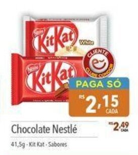 Supermercados Condor Chocolate Nestlé 41,5g-Kit Kat-Sabores oferta