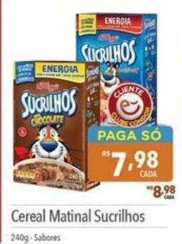 Cereal Matinal Sucrilhos 240g-Sabores