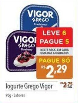 logurte Grego Vigor 90g-Sabores