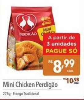 Supermercados Condor Mini Chicken Perdigão 275g-Frango Tradicional oferta