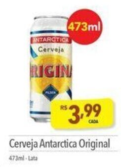 Supermercados Condor Cerveja Antarctica Original 473ml-Lata oferta