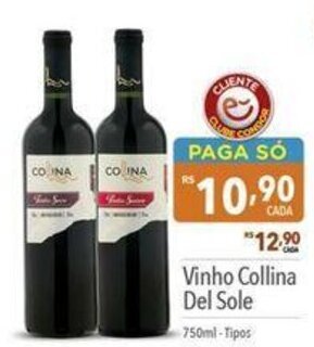 Supermercados Condor Vinho Collina Del Sole 750ml-Tipos oferta