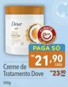 Supermercados Condor Creme de Tratamento Dove 500g oferta