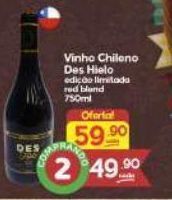 Supermercados Princesa Vinho chileno des hielo 750ml oferta