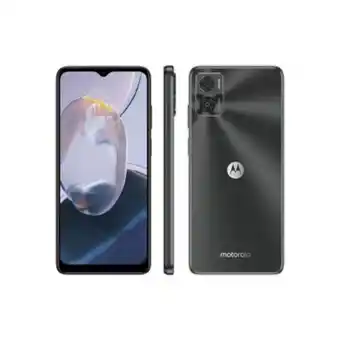 Smartphone motorola moto e22 preto 128/4gb 5,5 câmera dupla selfie 5mp