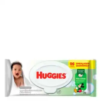 Lenços umedecidos turma da mônica huggies aloe vera sem álcool 48 unid.