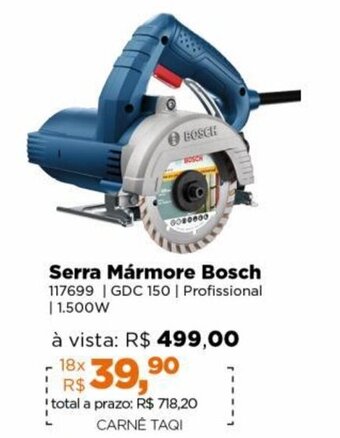 Lojas TaQi Serra Mármore Bosch oferta
