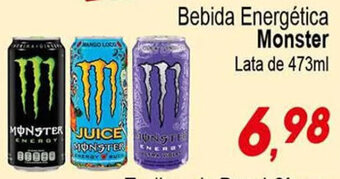 Villefort Atacadista Bebida Energética Monster Lata de 473ml oferta