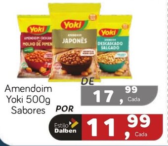 Supermercado Dalben Amendoim Yoki 500g Sabores oferta
