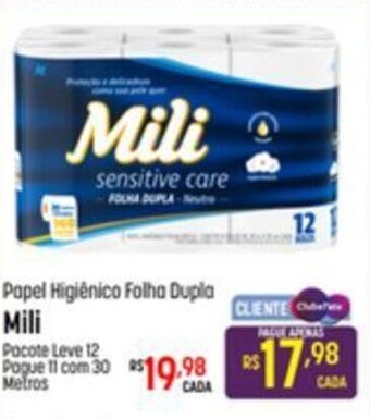Muffato Papel Higiênico Folha Dupla Mili oferta