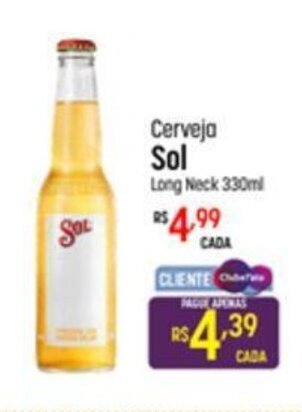 Muffato Cerveja Sol Long Neck 330ml oferta