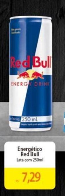 Atacadão Energético Red Bull Lata com 250ml oferta