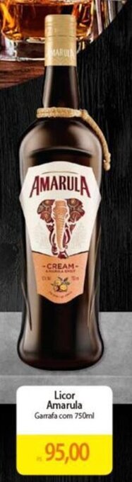 Atacadão Licor Amarula Garrafa com 750ml oferta