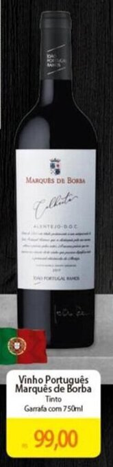 Atacadão Vinho Português Marquês de Borba Tinto Garrafa com 750ml oferta