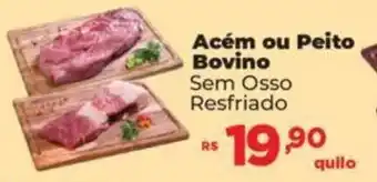 Acém ou Peito Bovino Sem Osso Resfriado