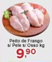 Rossi Supermercado Peito de Frango s/ Pele s/ Osso kg oferta