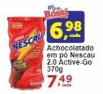 Rossi Supermercado Achocolatado em pó Nescau 2.0 Active-Go 370g oferta