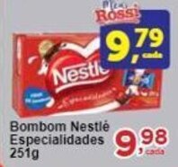 Rossi Supermercado Bombom Nestlé Especialidades 251g oferta