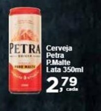 Rossi Supermercado Cerveja Petra P.Malte Lata 350ml oferta