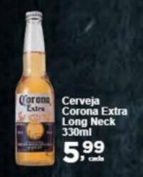 Rossi Supermercado Cerveja Corona Extra Long Neck 330ml oferta