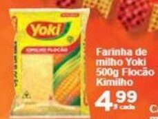 Rossi Supermercado Farinha de milho Yoki 500g Flocão Kimilho oferta