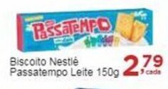 Rossi Supermercado Biscoito Nestlé Passatempo Leite 150g oferta