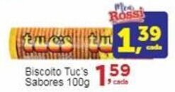 Rossi Supermercado Biscoito Tuc's Sabores 100g oferta