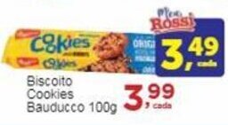 Rossi Supermercado Biscoito Cookies Bauducco 100g oferta