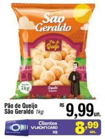 Fort Atacadista Pão de Queijo São Geraldo 1kg oferta
