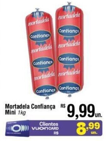 Fort Atacadista Mortadela Confiança Mini 1kg oferta