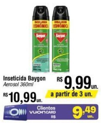 Fort Atacadista Inseticida Baygon Aerosol 360ml oferta