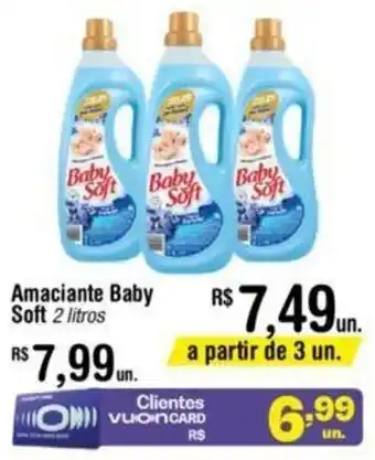 Fort Atacadista Amaciante Baby Soft 2 litros oferta
