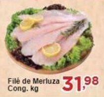 Filé de Merluza Cong. kg