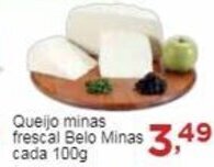 Rossi Supermercado Queijo Minas frescal Belo Minas cada 100g oferta