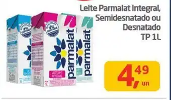 Tenda Atacado Leite Parmalat Integral, Semidesnatado ou Desnatado TP 1L oferta