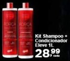 Rossi Supermercado Kit Shampoo+ Condicionador Eleve 1L oferta