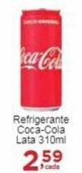 Rossi Supermercado Refrigerante Coca-Cola Lata 310ml oferta