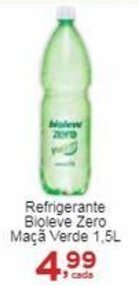 Rossi Supermercado Refrigerante Bioleve Zero Maçã Verde 1,5L oferta
