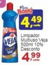 Rossi Supermercado Limpador Multiuso Veja 500ml 10% Desconto oferta