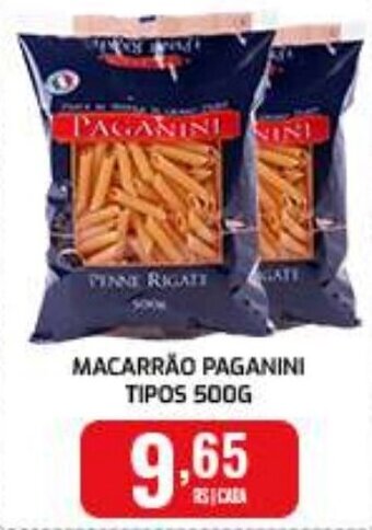 Iquegami Supermercados MACARRÃO PAGANINI TIPOS 500G oferta