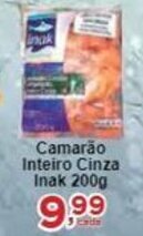 Camarão Inteiro Cinza Inak 200g