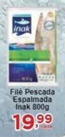 Rossi Supermercado Filé Pescada Espalmada Inak 800g oferta