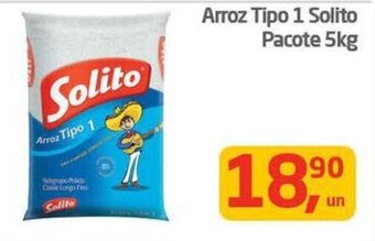 Tenda Atacado Arroz Tipo 1 Solito Pacote 5kg oferta