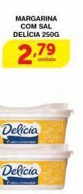 Roldão Margarina com sal delícia 250g oferta