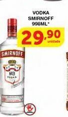 Roldão Vodka smirnoff 998ml oferta