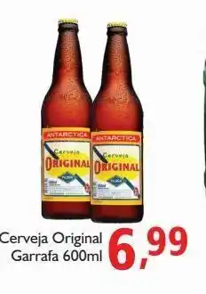 Supermercados ABC Cerveja original garrafa 600ml oferta